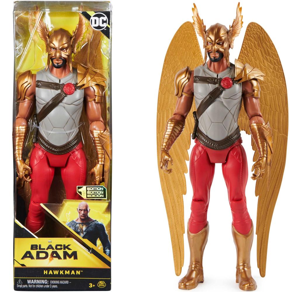 Ruchoma figurka hawkman 30cm black adam dc comics spin master oryginalna dla dziecka