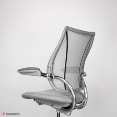 Fotel biurowy Humanscale Liberty – ergonomiczny, siatkowe oparcie, tapicerowane siedzisko, automatyczny mechanizm samoważący - Miniaturka zdjęcia nr 15