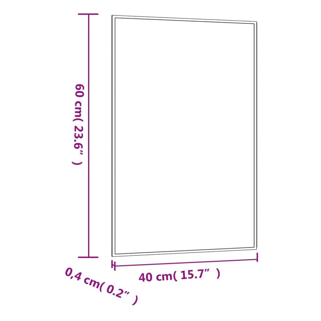  Lustro 40x60 cm do sypialni łazienki ścienne szklane prostokątne nr. 6