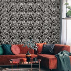 Tapeta Ścienna CZARNO-BIAŁE Ornamenty Modne Wzory  - Miniaturka zdjęcia nr 3