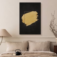 Obraz Do Salonu Abstrakcja Złoty Wzór Styl Glamour Dekoracja 80x120cm - Miniaturka zdjęcia nr 5