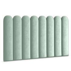 Panele tapicerowane 20x80 cm na ścianę płotek wezgłowie miętowy - Miniaturka zdjęcia nr 1