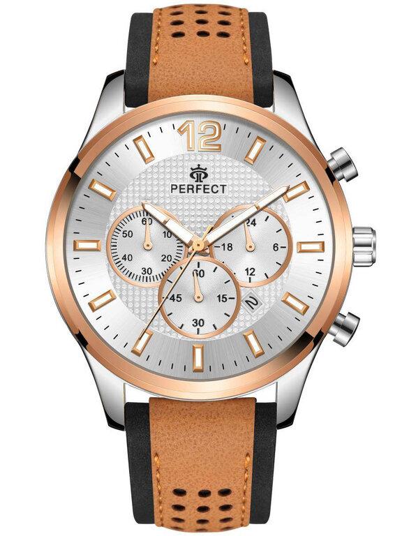 ZEGAREK MĘSKI PERFECT CH01L - CHRONOGRAF (zp354g) + BOX nr. 1