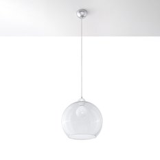 Lampa wisząca BALL transparentny 120x30x30cm nowoczesna E27 do salonu - Miniaturka zdjęcia nr 2