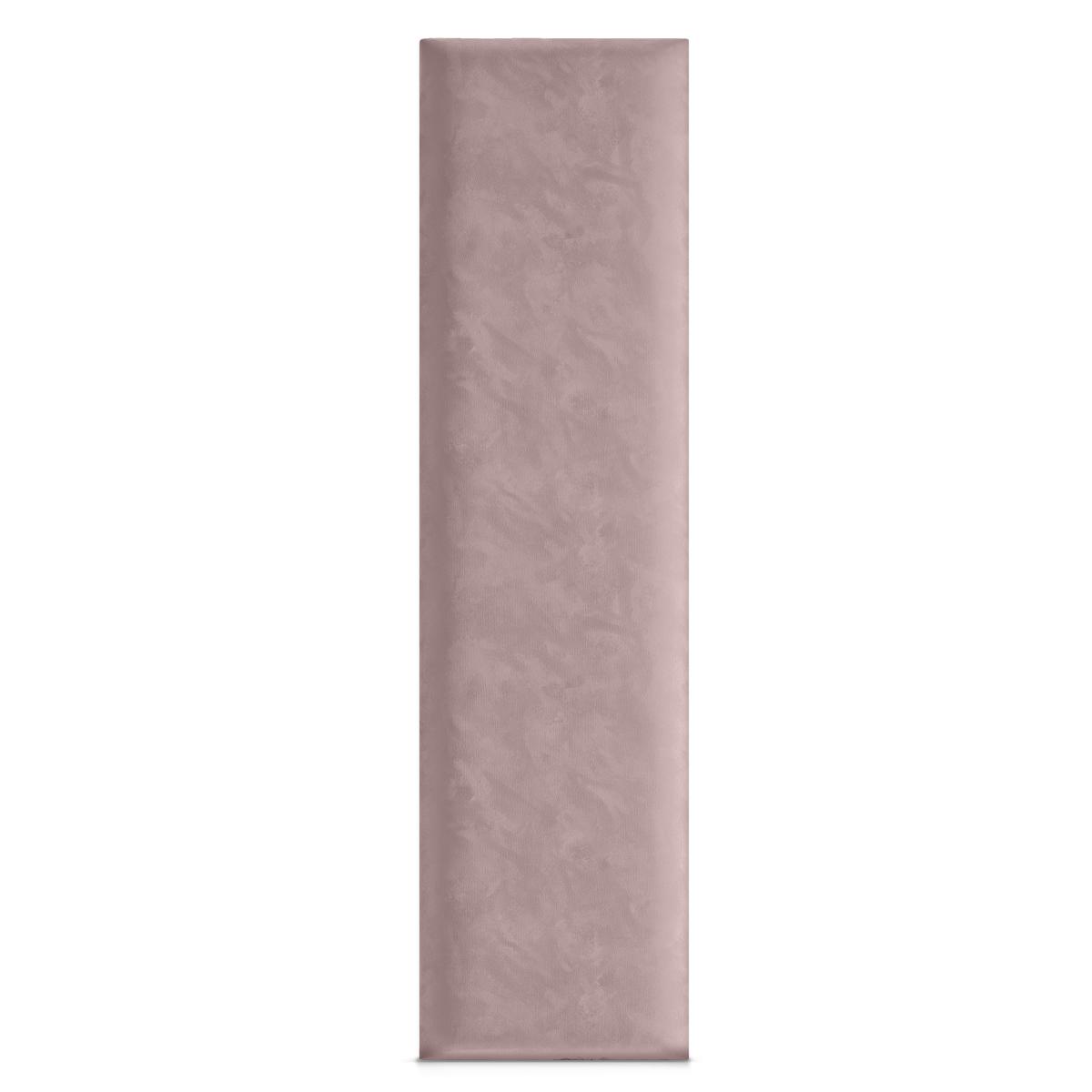 Panele tapicerowane  80x20 cm na ścianę prostokąt różowy nr. 2