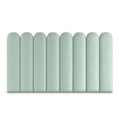 Panele tapicerowane 20x80 cm na ścianę płotek wezgłowie miętowy - Miniaturka zdjęcia nr 4