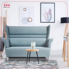 Zestaw wypoczynkowy ZOJA sofa + 2 fotele miodowe do salonu  - Miniaturka zdjęcia nr 7