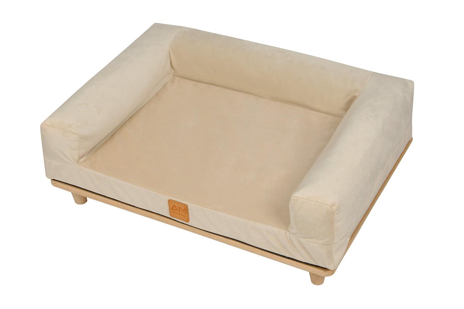 Legowisko Sofa Sonya 50x15x66 cm welur beżowy