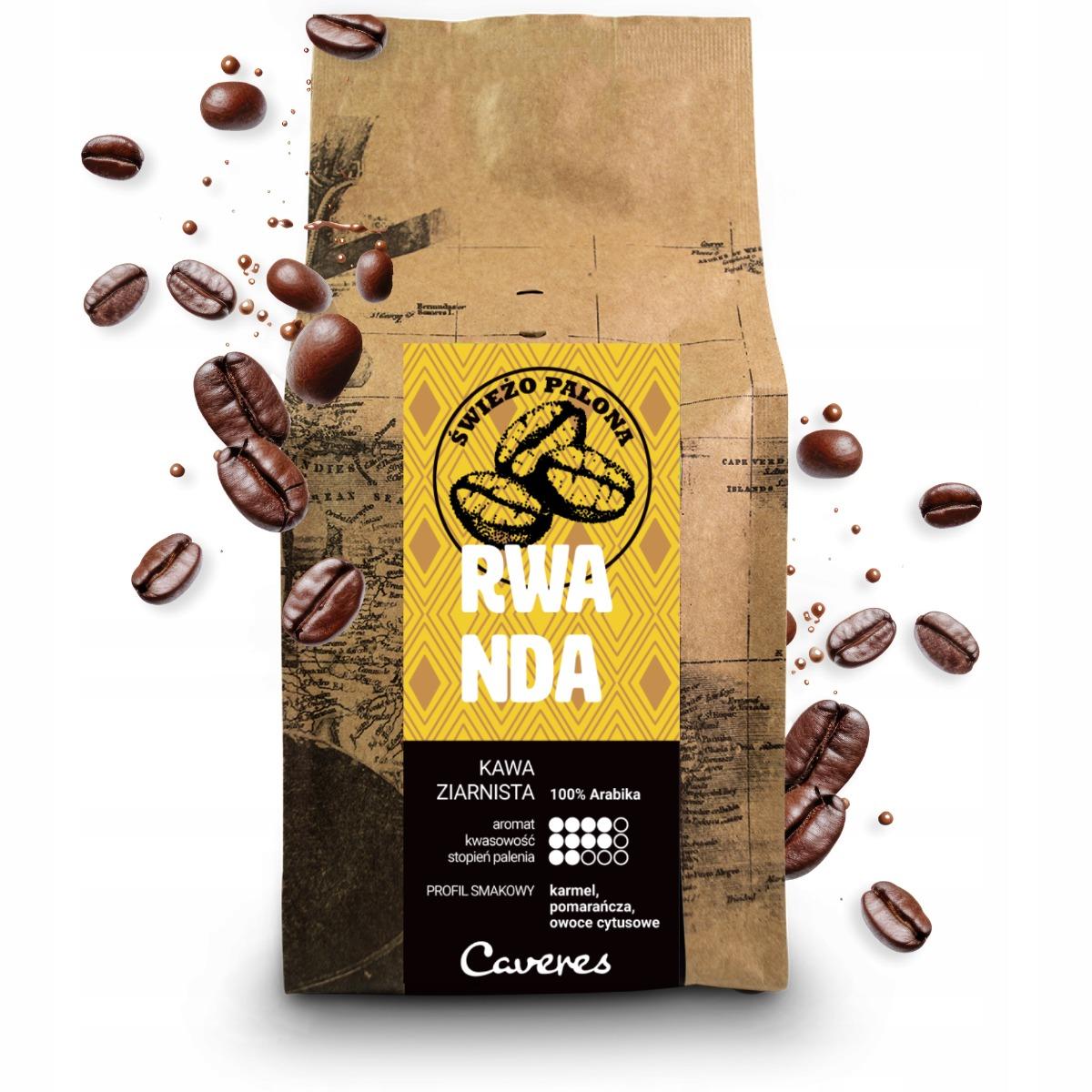 Caveres RWANDA Kawa ziarnista 250G