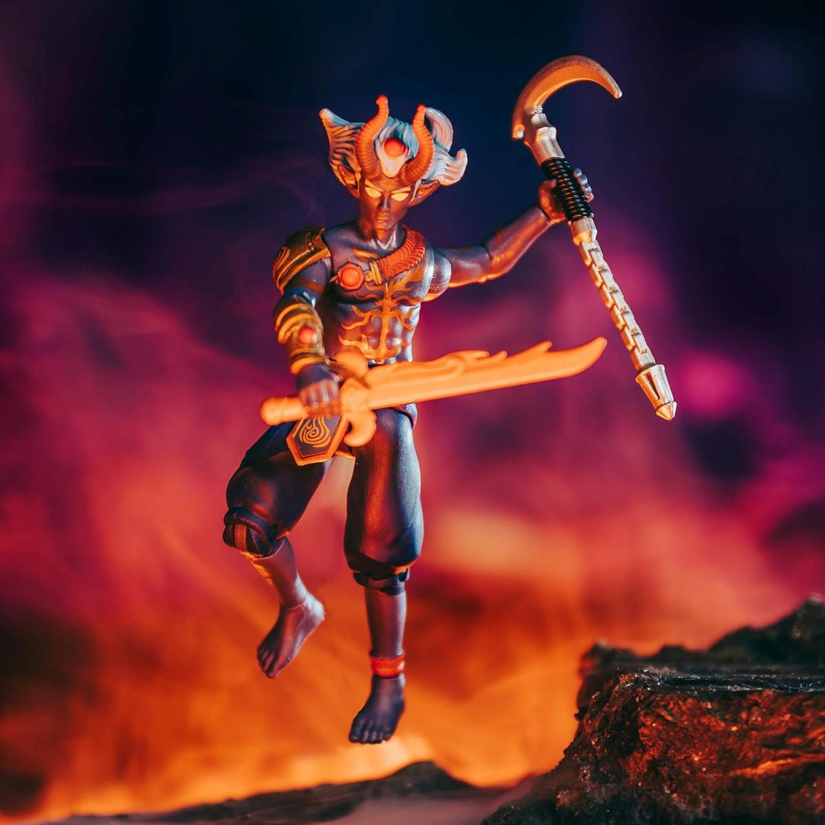 ROBLOX ORYGINALNA RUCHOMA FIGURKA JAZWARES BEC THE FIRE GOD + AKCESORIA nr. 8