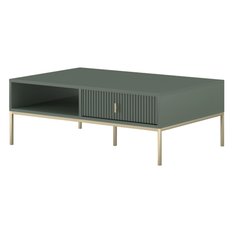 Stolik kawowy Maggiore 104,2 cm smoke green zielony złoty - Miniaturka zdjęcia nr 3