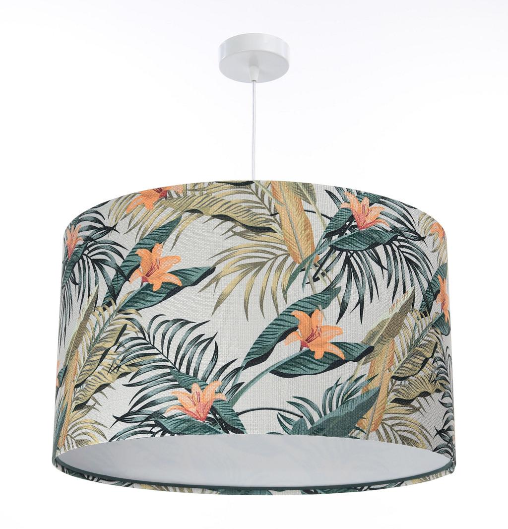 Lampa wisząca PORTLAND 50cm jungle-szary