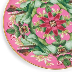 Talerz 20 cm Pink Lotus Wonderlust Wedgwood różowy do jadalni - Miniaturka zdjęcia nr 2