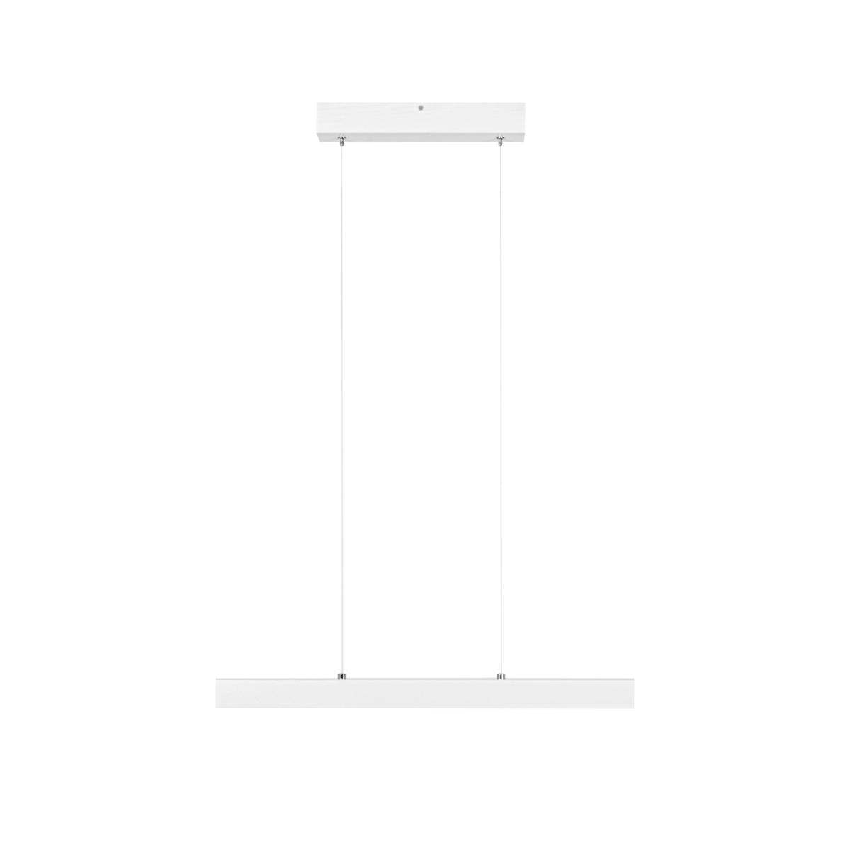 Lampa wisząca 60x7x150 cm LED z drewna jesionowego wymienny LED biała 4000K do salonu nr. 4