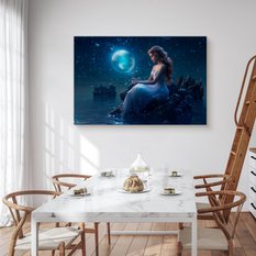 Obraz Na Płótnie Bajkowa Kraina Kobieta 30x20 Do Salonu - Miniaturka zdjęcia nr 4