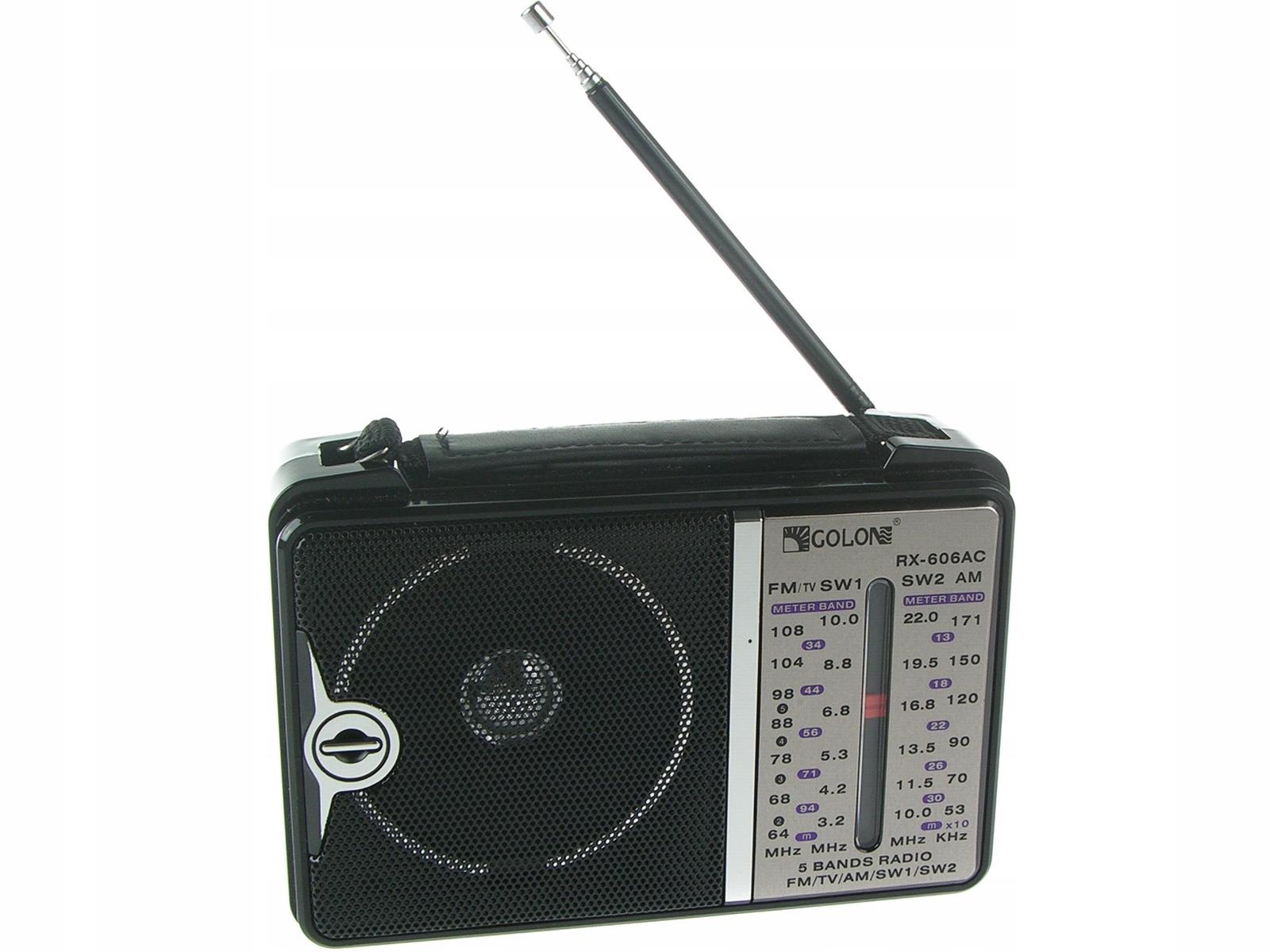 Radio przenośne 16 x 11 x 5,7 cm  FM AM czarne   nr. 3