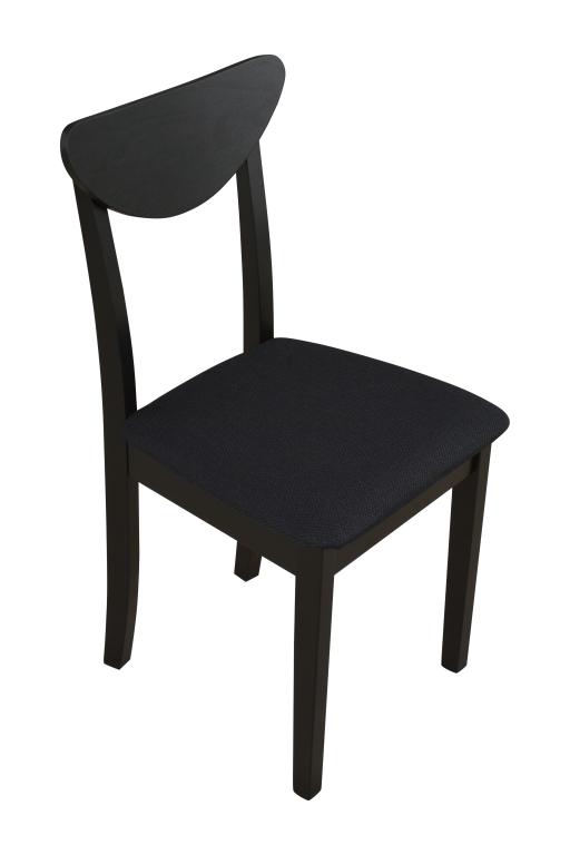Krzesło drewniane VESTA 87x42x43 cm drewniane bukowe do jadalni czarne nr. 3