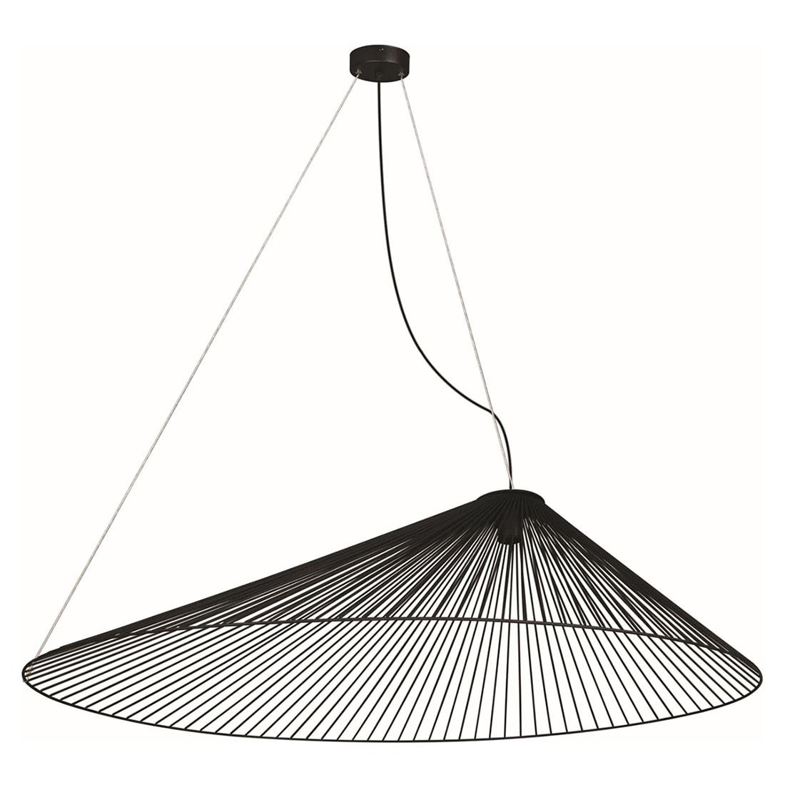 Lampa wisząca KP-10 PEAK 118x130x78 cm do salonu lub pokoju czarny