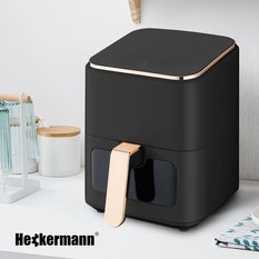 Frytkownica beztłuszczowa Air Fryer 4L Heckermann® RA510D Złota - Miniaturka zdjęcia nr 5