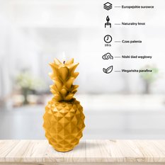 Świeca Pineapple Yellow Big - Miniaturka zdjęcia nr 3