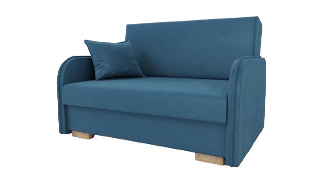 Sofa Gold II 80x124x100 cm z funkcją spania do salonu rozkładana kronos niebieski