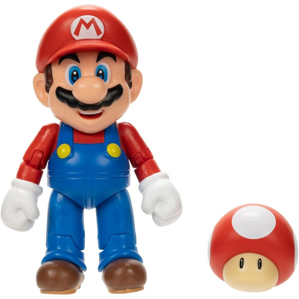 RUCHOMA FIGURKA MARIO + SUPER MUSHROOM SUPER MARIO JAKKS PACIFIC ORYGINALNA  nr. 2