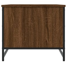 Stolik kawowy 85,5x51x45 cm do salonu pokoju dziennego brązowy dąb - Miniaturka zdjęcia nr 7