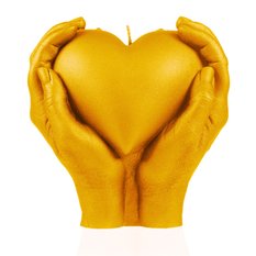 Świeca Hand LOVE Edition Orange