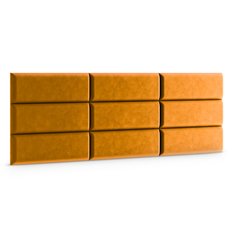  Panele tapicerowane  90x30 cm na ścianę magic velvet miodowy - Miniaturka zdjęcia nr 3