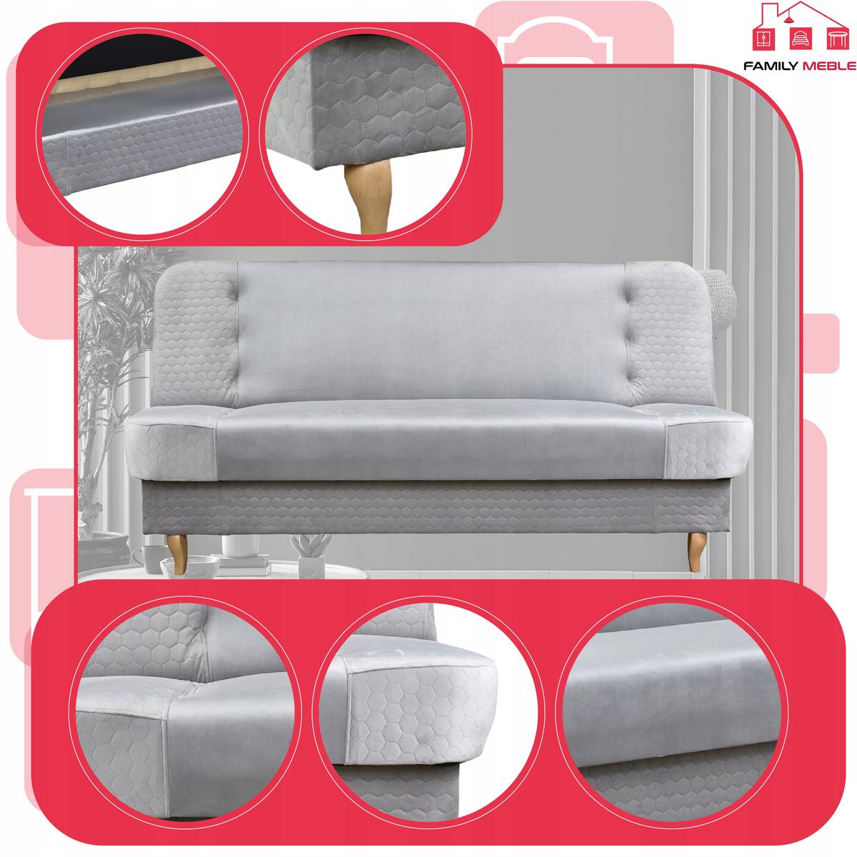 Wersalka sofa kanapa rozkładana Iza Family Meble nr. 4