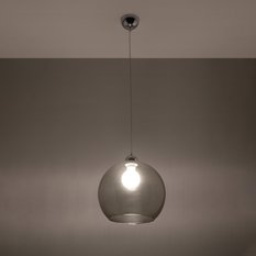 Lampa wisząca BALL grafit 120x30x30cm nowoczesna E27 do salonu - Miniaturka zdjęcia nr 3