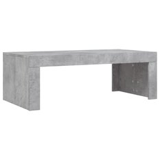 Stolik kawowy 102x50x35 cm szarość betonu do salonu - Miniaturka zdjęcia nr 6