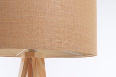 Lampa podłogowa BOHO 50 cm juta na sosnowym trójnogu - Miniaturka zdjęcia nr 5