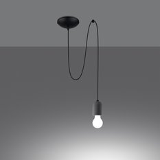 Lampa wisząca NESO 1 LONG 190x14x40cm nowoczesna E27 do salonu - Miniaturka zdjęcia nr 3