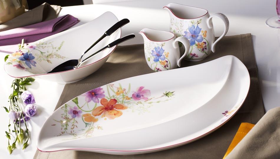 Miska 45 cm no. 1 Mariefleur Serve & Salad Villeroy & Boch biała do jadalni nr. 2