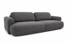 Kanapa rozkładana ITALY 253x110x82 cm LOOP sofa z funkcją spania ciemnoszara - Miniaturka zdjęcia nr 3