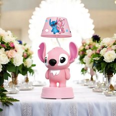 Lampka nocna Lilo & Stich LED dla dziecka różowa - Miniaturka zdjęcia nr 3