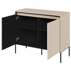 Komoda Trend 98 cm do sypialni salonu przedpokoju beż piaskowy - Miniaturka zdjęcia nr 3