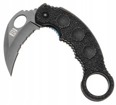 Nóż myśliwski 16 cm / 6 cm scyzoryk karambit piłkka składany turystyczny survivalowy - Miniaturka zdjęcia nr 3