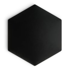 Panele tapicerowane 35x40 hexagon magic velvet czarny - Miniaturka zdjęcia nr 2