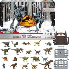 Zestaw niespodzianek kalendarz adwentowy jurassic world dominion minis dla dziecka - Miniaturka zdjęcia nr 1