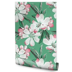 Tapeta W Rolce Kolorowe KWIATY Tropikalne Ozdoba 53x1000  - Miniaturka zdjęcia nr 1