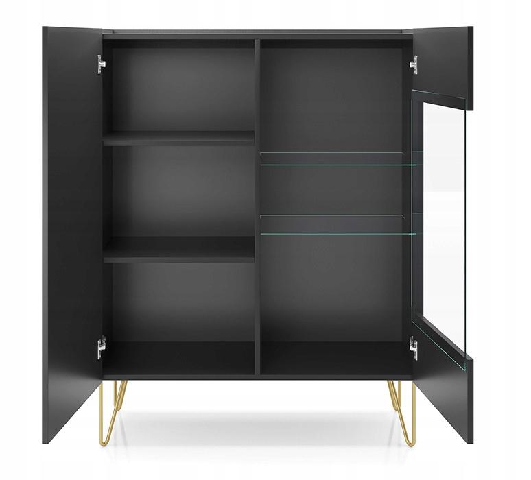 Witryna WT97 system HARMONY czarny grafit / marmur royal nr. 3