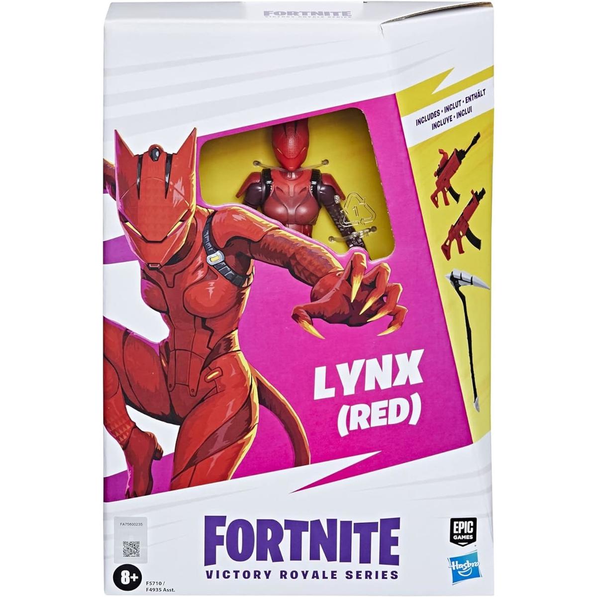 FORTNITE VICTORY ROYALE SERIES ORYGINALNA RUCHOMA FIGURKA HASBRO LYNX (RED) nr. 2