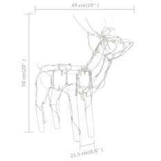 3 świąteczne renifery z lampek, 229 diod LED - Miniaturka zdjęcia nr 11