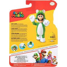 ORYGINALNA RUCHOMA FIGURKA CAT LUIGI + SUPER BELL SUPER MARIO JAKKS PACIFIC  - Miniaturka zdjęcia nr 6