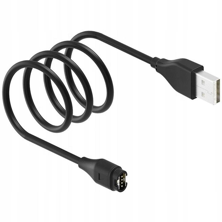 Ładowarka kabel usb do GARMIN FENIX 5 5X 6 6S 6X 7 7X VIVOACTIVE 3 4 4S 5 1m czarny nr. 10