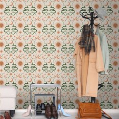 Tapeta Na Korytarz SŁOŃCA Gwiazdy Węże Styl Boho  - Miniaturka zdjęcia nr 7