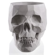 Donica Skull Low-Poly Unpainted 24 cm