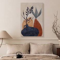 Duży Obraz Do Salonu Abstrakcja Styl Boho Martwa Natura 80x120cm - Miniaturka zdjęcia nr 5